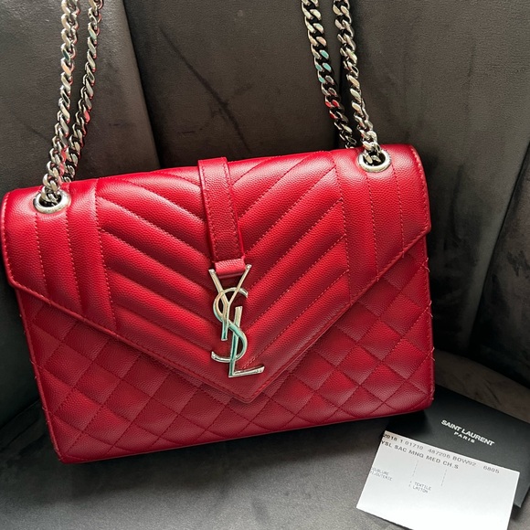 Saint Laurent TriQuilt Monogram Shoulder Bag - Picture 1 of 17